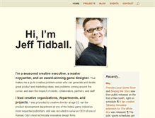 Tablet Screenshot of jefftidball.com